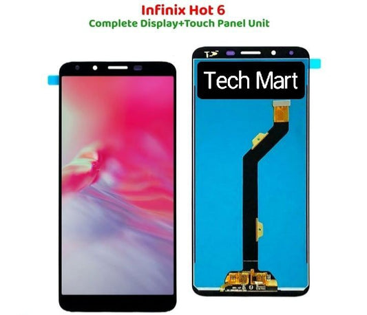 Infinix Hot 6 Lcd screen panel Replacement / Premium Quality Panel For infinix Mobile