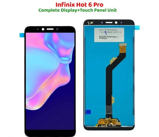 Infinix Hot 6 Pro Lcd screen panel Replacement / Premium Quality Panel For infinix Mobile